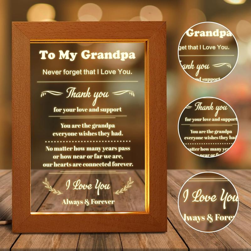 Best Grandma Gift from Granddaughter Grandson - Unique Gift, Mothers Day Gifts for Grandma, Perfect Gifts for Birthday, Christmas, Wedding Anniversary, Thanksgiving(L-6.7*8.3IN)