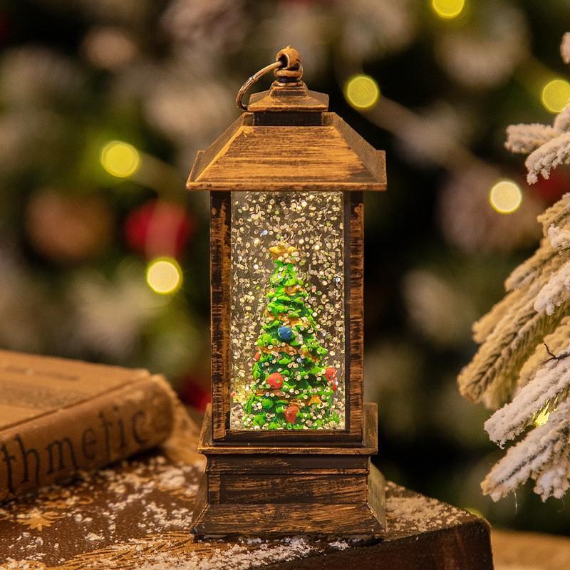 Christmas Themed LED Light, 1 Count Desktop Decorative Light with Button Battery, Creative Desktop Ornament for Home Living Room Bedroom