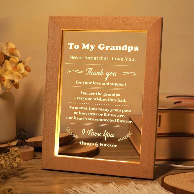 Best Grandma Gift from Granddaughter Grandson - Unique Gift, Mothers Day Gifts for Grandma, Perfect Gifts for Birthday, Christmas, Wedding Anniversary, Thanksgiving(L-6.7*8.3IN)