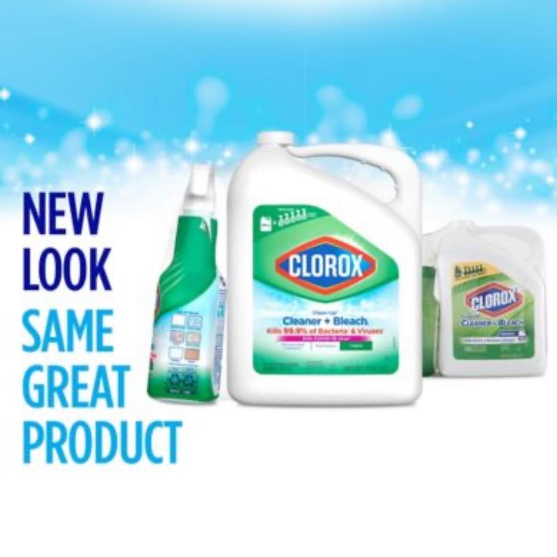 Clorox Clean-up Cleaner with Bleach Spray Bottles 32oz with Refill Bottle 180oz