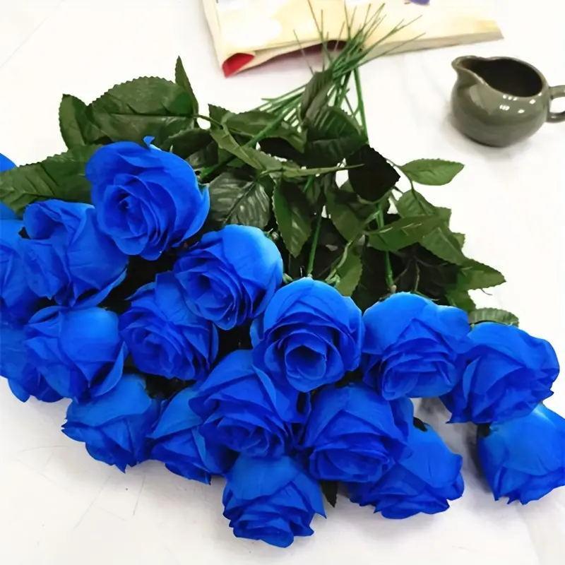 Artificial Rose, 10pcs set Creative DIY Spring Table Centerpiece Faux Rose Flower, Decorative Flowers for Home & Wedding Party Decor