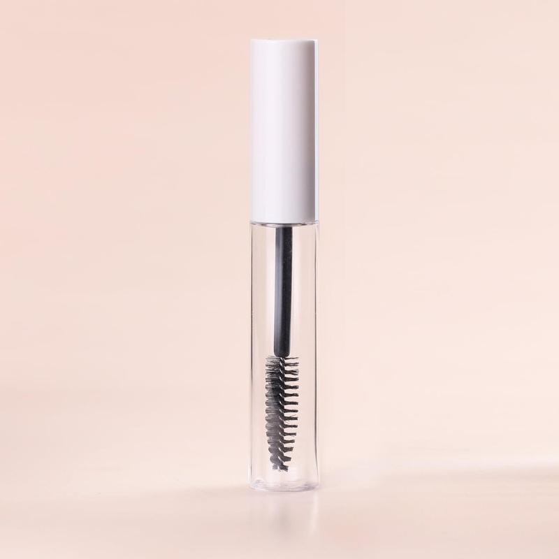 10ml Empty Refillable Mascara Tube for Eyelashes Makeup, 1 Count Clear Mascara Makeup Storage Vial, Lashes Makeup Tool, Portable Travel Packing Mascara Refill Container with Inner Plug & Brush