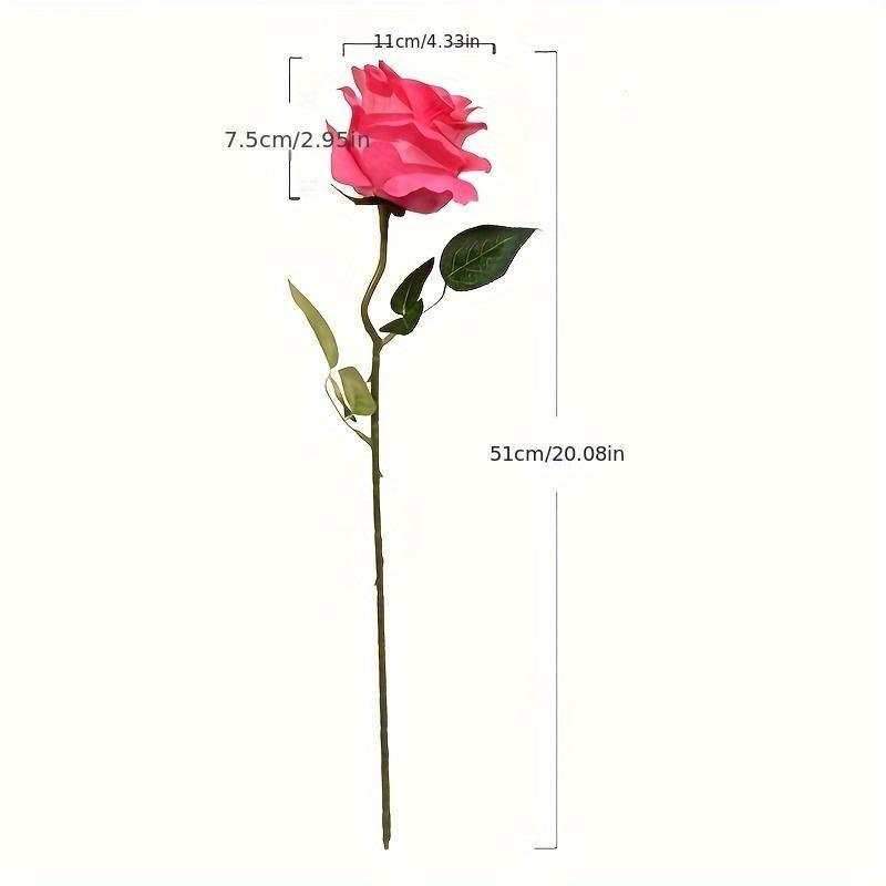 Artificial Rose, 10pcs set Creative DIY Spring Table Centerpiece Faux Rose Flower, Decorative Flowers for Home & Wedding Party Decor