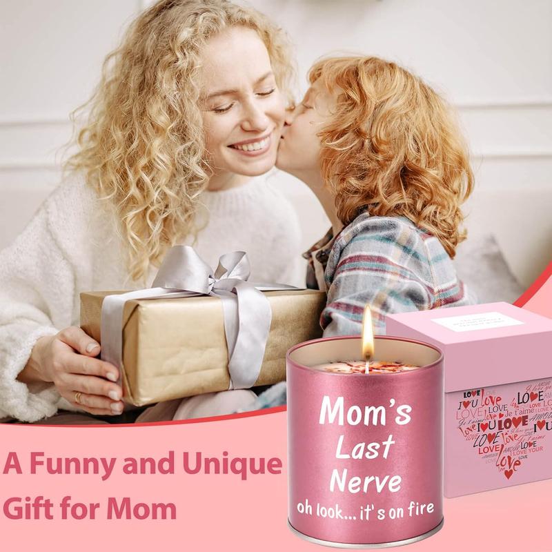 Funny Mom Gifts for Mom - 9oz Scented Candle - Mothers Day, Birthday, Valentines Day, Christmas Presents for Mom - Freshener, Decor