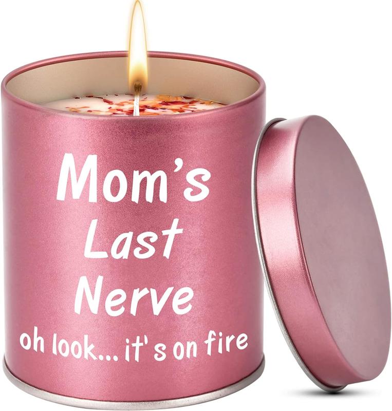 Funny Mom Gifts for Mom - 9oz Scented Candle - Mothers Day, Birthday, Valentines Day, Christmas Presents for Mom - Freshener, Decor