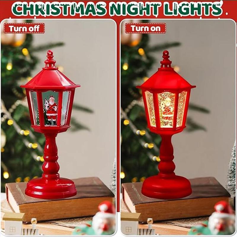 Snowman & Tree & Santa Claus Design Lamp Ornaments,Christmas Themed Light, Decorative Light for Home Party Festival, Festive & Party Supplies