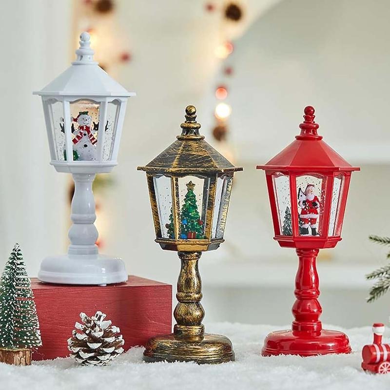 Snowman & Tree & Santa Claus Design Lamp Ornaments,Christmas Themed Light, Decorative Light for Home Party Festival, Festive & Party Supplies