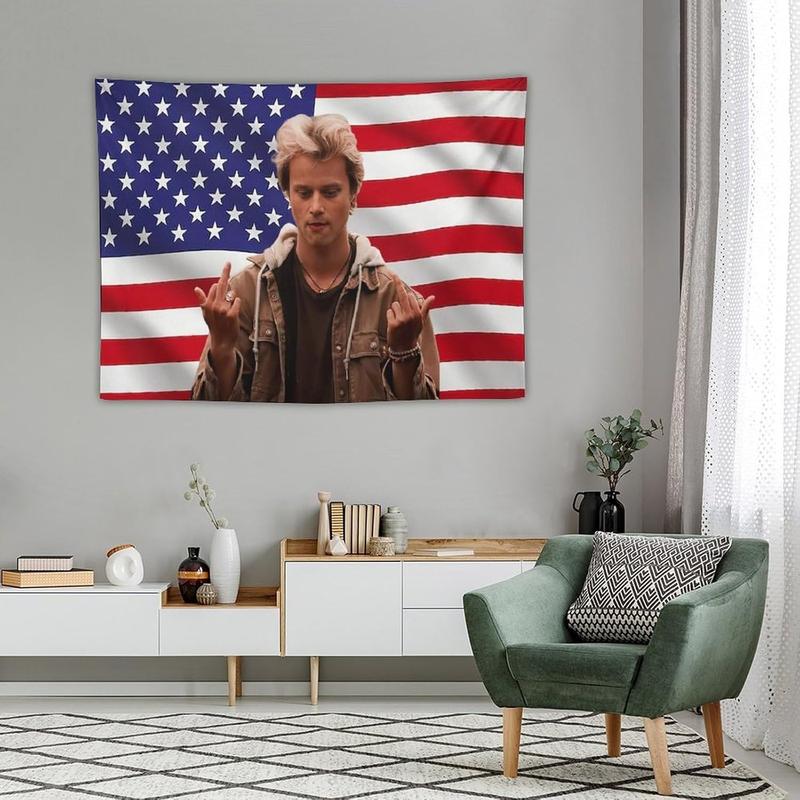 Art Tapestry American JJ Star Maybank Flag Tapestry Flag Poster Blanket for College Dorm Cave Bedroom Living Room Office Party Decor Merch Fan Gift 30