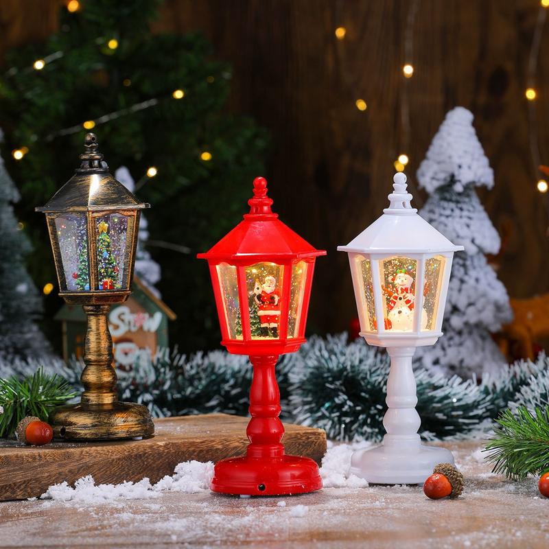 Snowman & Tree & Santa Claus Design Lamp Ornaments,Christmas Themed Light, Decorative Light for Home Party Festival, Festive & Party Supplies