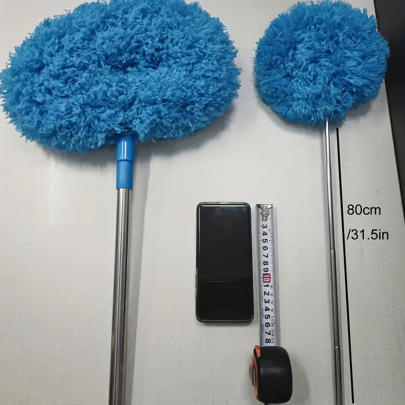 12 Feet Extendable Microfiber Ceiling Fan Duster - Reusable, Machine Washable, Locks Dust, Long Shank, Easy Cleaning Blue Brush-Inerc. shop