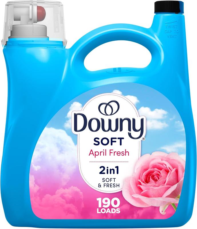 Softener Liquid April Fresh Scent 140 fl oz 190 Loads HE Compatible - Scented, Household Household Scented Perfume Fragrance