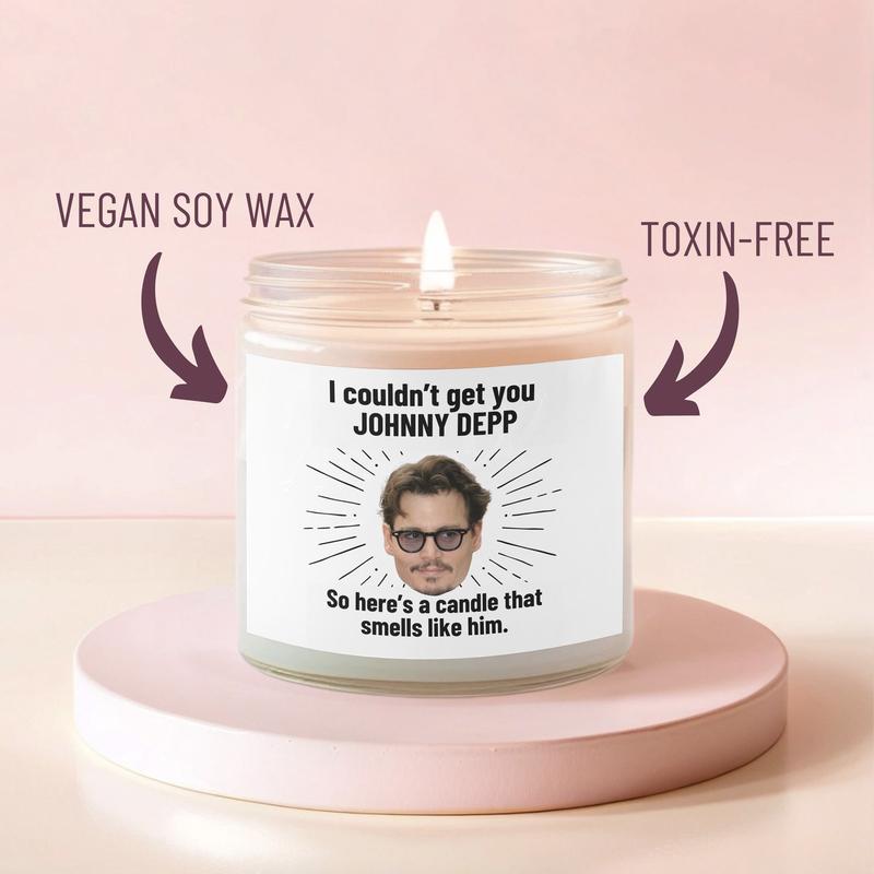 Smells like Johnny Depp Candle | Johnny Depp Fan Gift, Best Friend Gifts, Fandom Inspired Candle