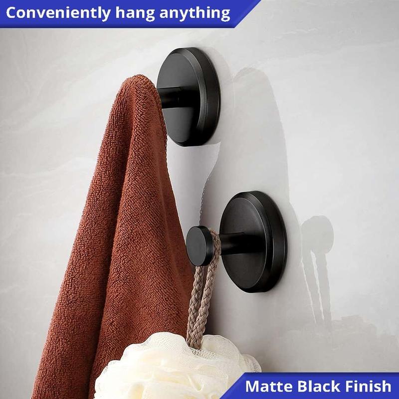 Suction Cup Hook, Waterproof & Rust Proof Hook, Multipurpose Hook for Shower, Bathroom, Kitchen, Glass Door, Mirror, Ceramic Tile