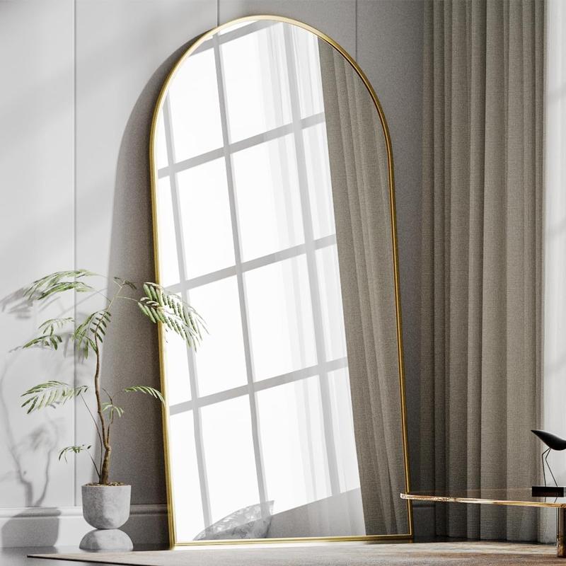 Oversized Arched Full Length Mirror, 76