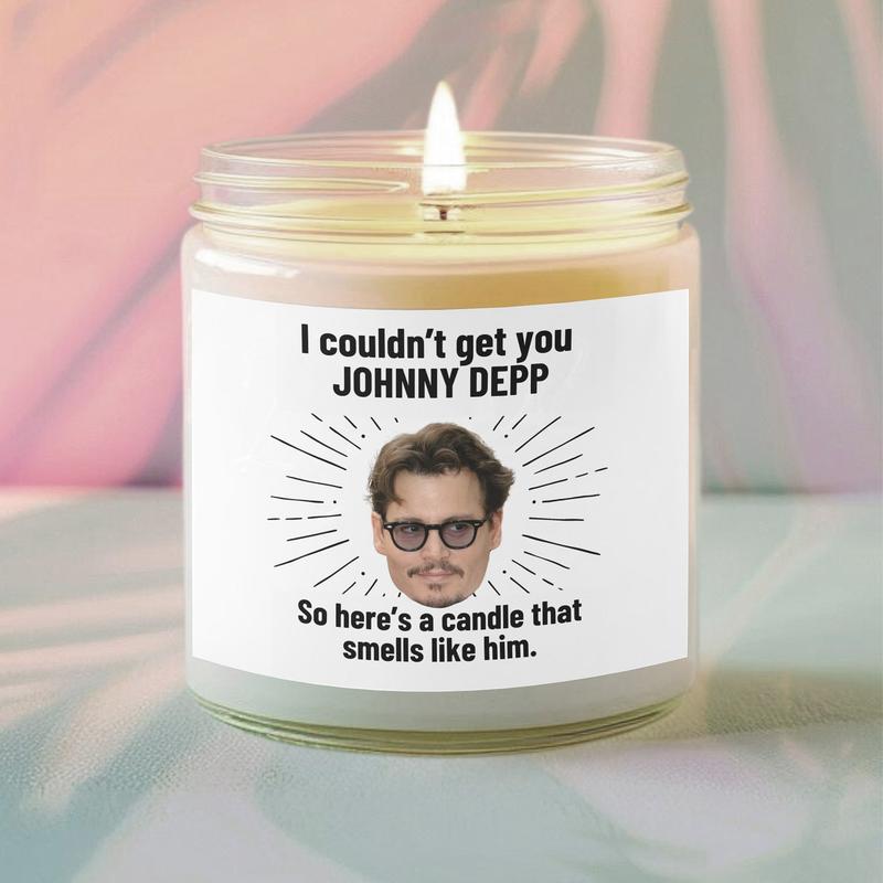 Smells like Johnny Depp Candle | Johnny Depp Fan Gift, Best Friend Gifts, Fandom Inspired Candle