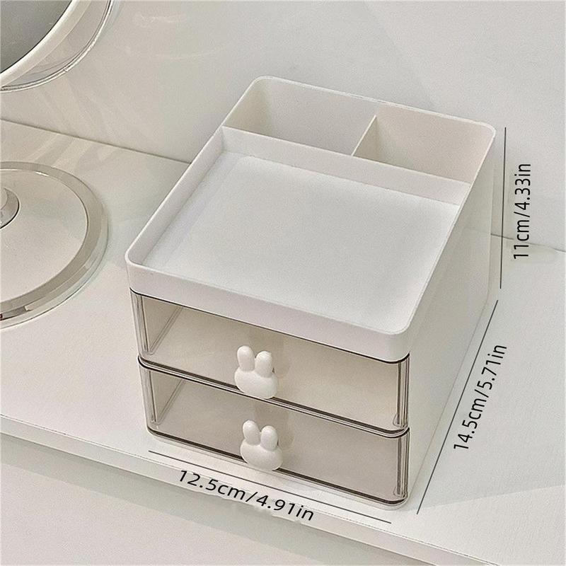 Makeup Brush Storage Box, 1 Count Desktop Makeup Brush Holder, Desktop Makeup Organizer, Home Organizer for Bedroom, Dressing Table