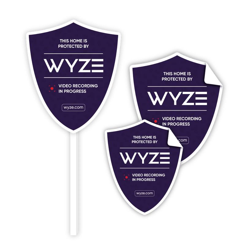 Wyze Security Reflective Sticker for Property Protection