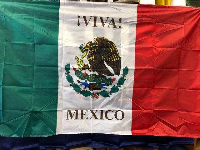 FLAG 3X5 FTS, BANDERA BORDADA Y IMPRESA, EMBROIDERED FLAG, AND PRINTED OUTDOORS AND INDOORS DECORATION MEXICAN FLAG SUPPORT PERFECT FOR ANY EVENT OR TO REPRESENT THIS COUNTRY Ornaments Backdrop Banner