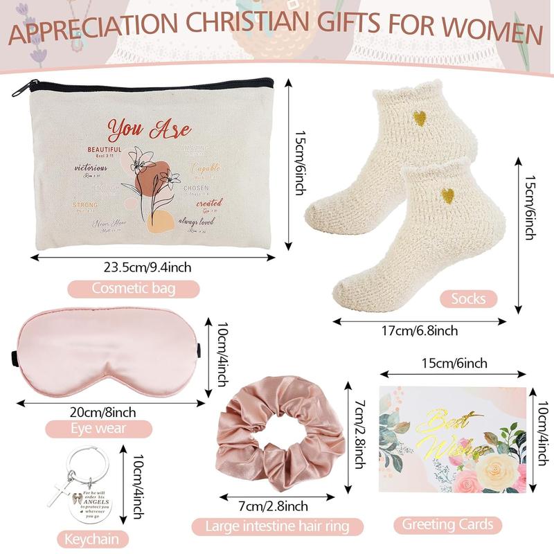 12 count Christian Gifts for Women, Christmas Gifts Inspirational Gift Set for Women,  Religious Catholic Gifts Box for Women Friends Female Sister Mom (Boho)