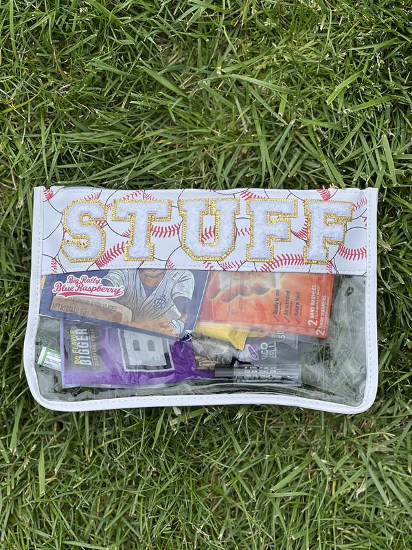 Baseball STUFF Clear Pouch Bag