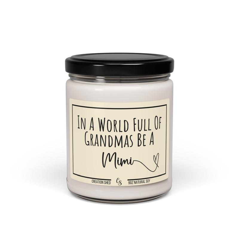 Mimi Candle, Mimi Gifts, Grandmother Gifts, Christmas Gift, Birthday Gift, Gift for Her, Funny Gift, Funny Candle, Gift from Grandkids