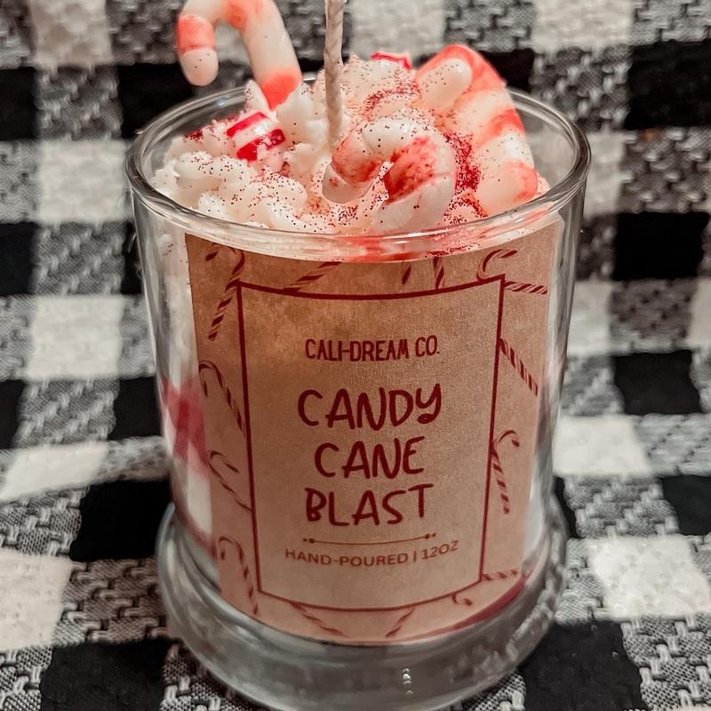 Whipped Candy Cane Candle