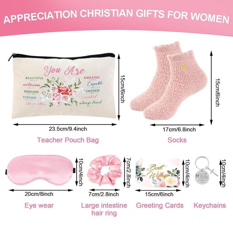 12 count Christian Gifts for Women, Christmas Gifts Inspirational Gift Set for Women,  Religious Catholic Gifts Box for Women Friends Female Sister Mom (you are)