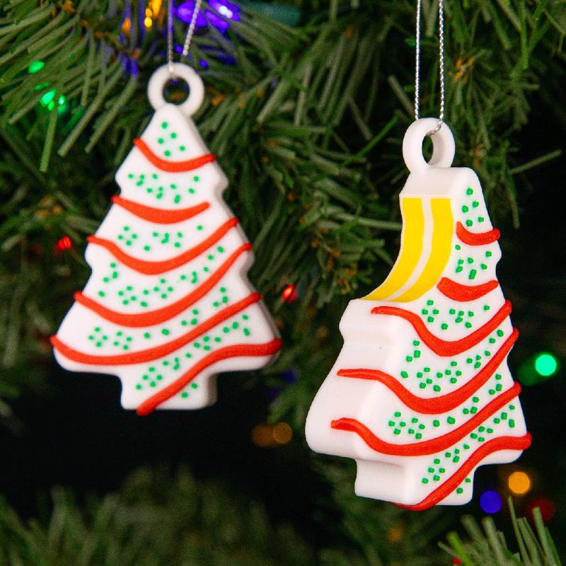 Christmas Tree Cake Ornaments - Little Debbie Decor Decoration