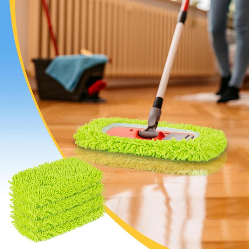 Reusable Dry Sweeping Cloths Microfiber Wet Mop Pads Compatible with Swiffer Sweeper Mop Replacement Sweeping Mopping pad Refills for Hardwood Surface Floor Cleaning, Home Clean Mop Set