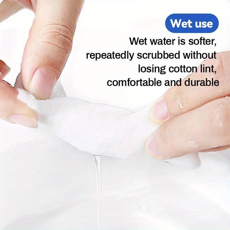 Disposable Face Towel, Travel Facial Cleansing Wet and Dry Makeup Remover, Soft Makeup Towel for Home Outdoor Travel Use, Back to School Cleaning Supplies, Halloween Gifts