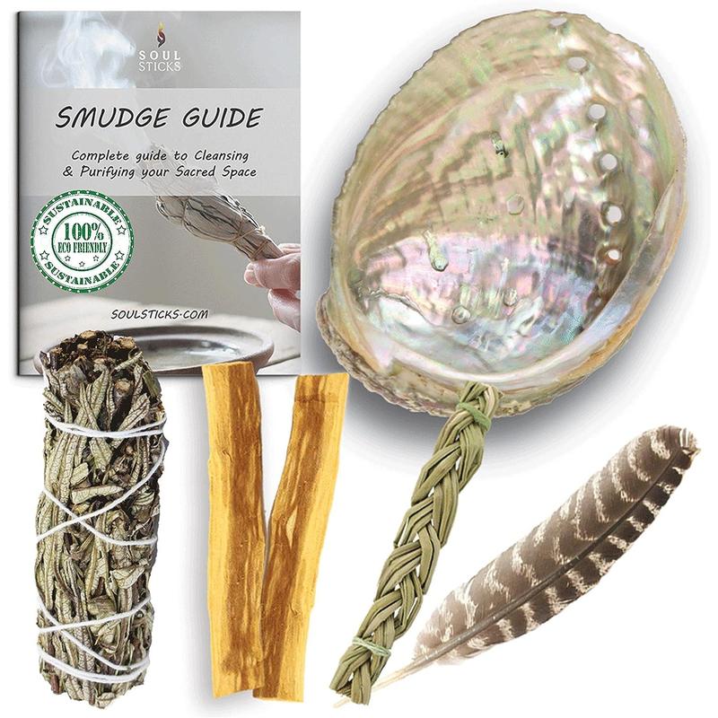 Beginners Yerba Santa Sage Smudge Kit with Smudge Guide