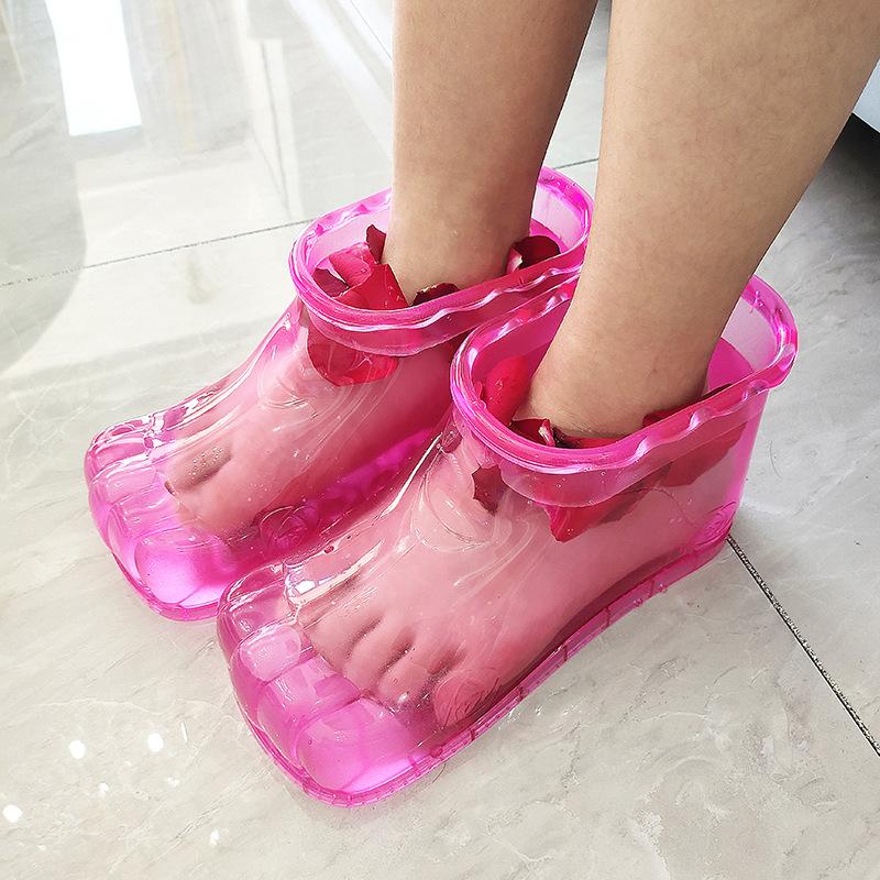 Deep-Barrel Plastic Foot Bath Tub for Foot Soaking and Massage