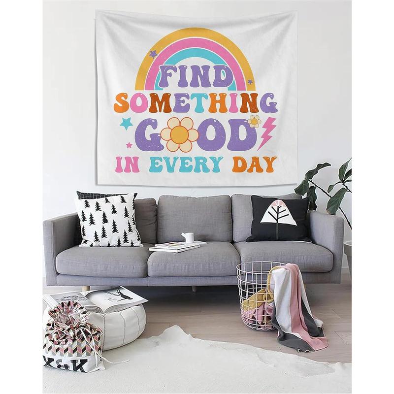 Classroom Tapestry Wall Hanging - Kids Tapestry, 50x60 Inch Dorm Tapestry, Inspirational Wall Decor, Dorm Room Decor, Girl Tapestry, Wall Tapestry for Bedroom