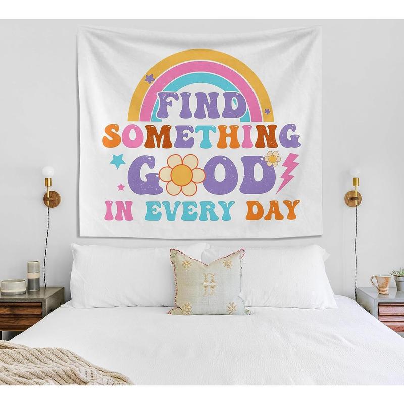 Classroom Tapestry Wall Hanging - Kids Tapestry, 50x60 Inch Dorm Tapestry, Inspirational Wall Decor, Dorm Room Decor, Girl Tapestry, Wall Tapestry for Bedroom