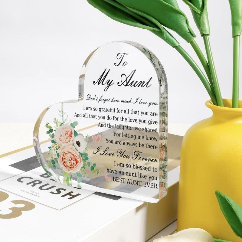 Gifts To My Aunt Acrylic Plaque for Aunts Auntie Gift Ideas Best Aunt Ever Gifts Aunt Birthday Gifts for Aunt Auntie Gifts for Aunts from Niece Aunt Birthday Gifts