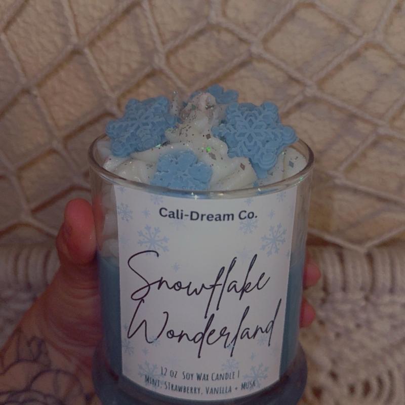 Snowflake Wonderland Whipped Candle