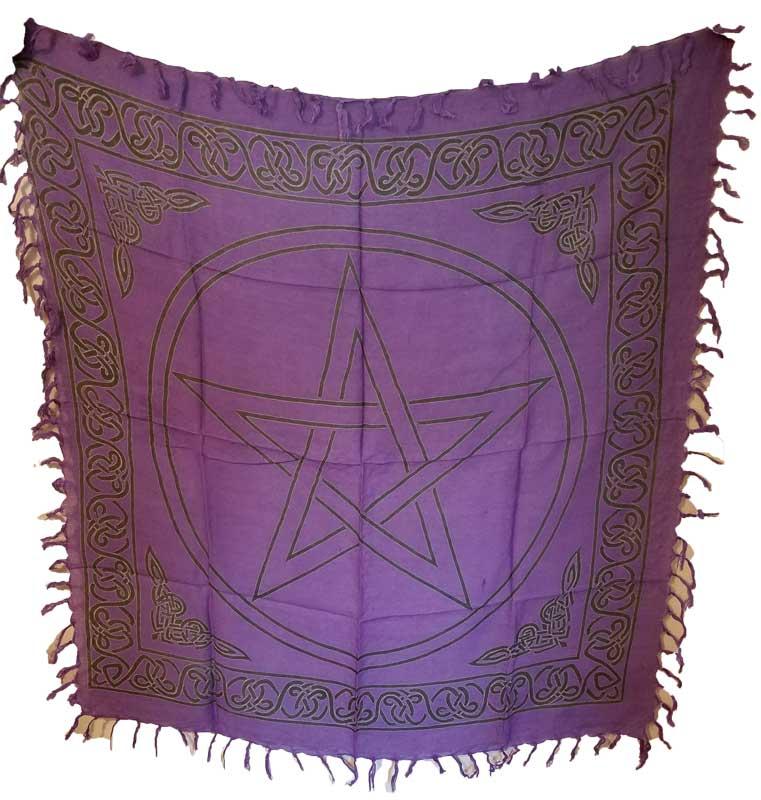 Pentagram altar cloth 36