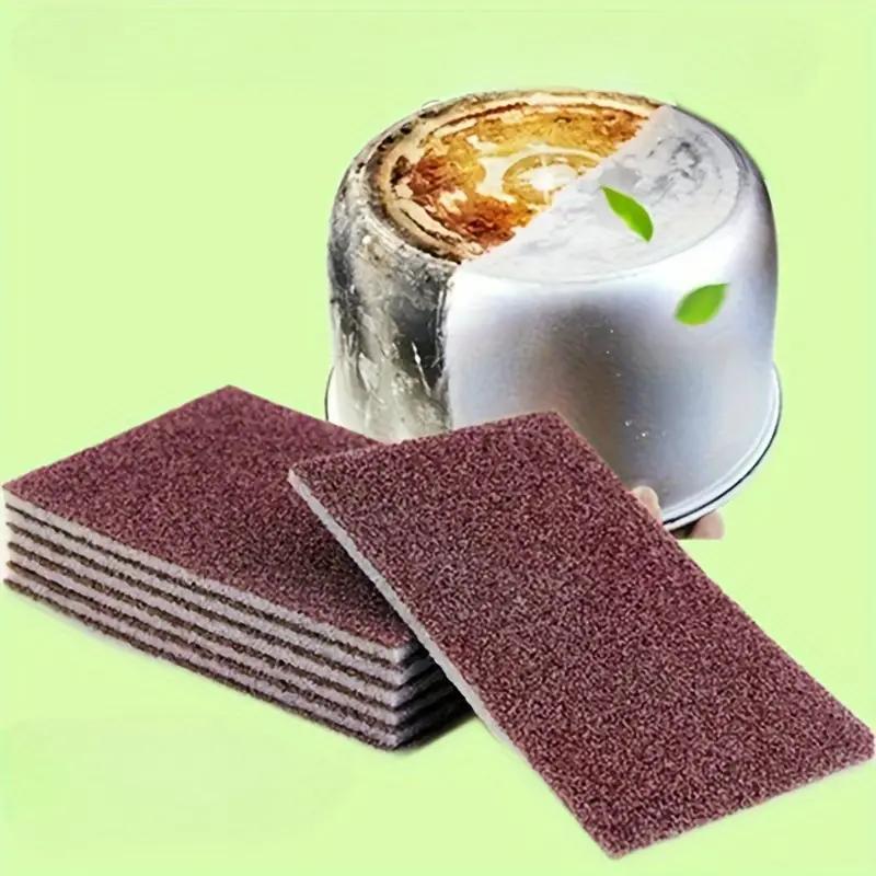 Carborundum Sponge, 30pcs Pot Iron Rust Removal Emery Sponge, Dishwashing Sponge Block, Scouring Pads, Pot Bottom Descaling Sponge