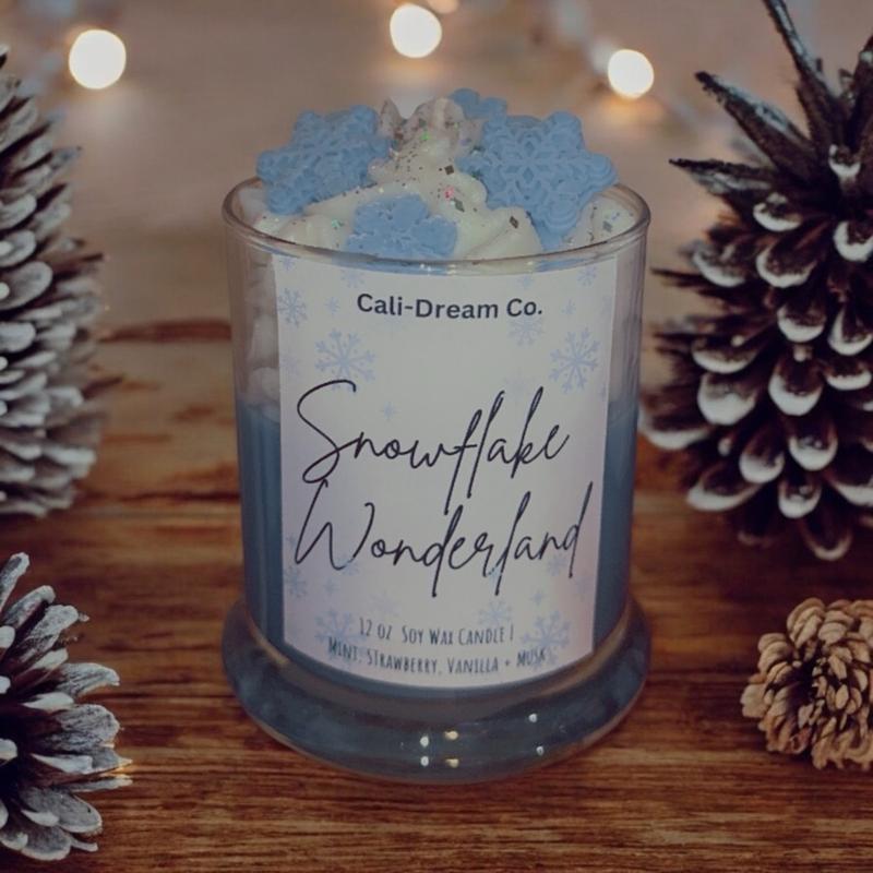 Snowflake Wonderland Whipped Candle