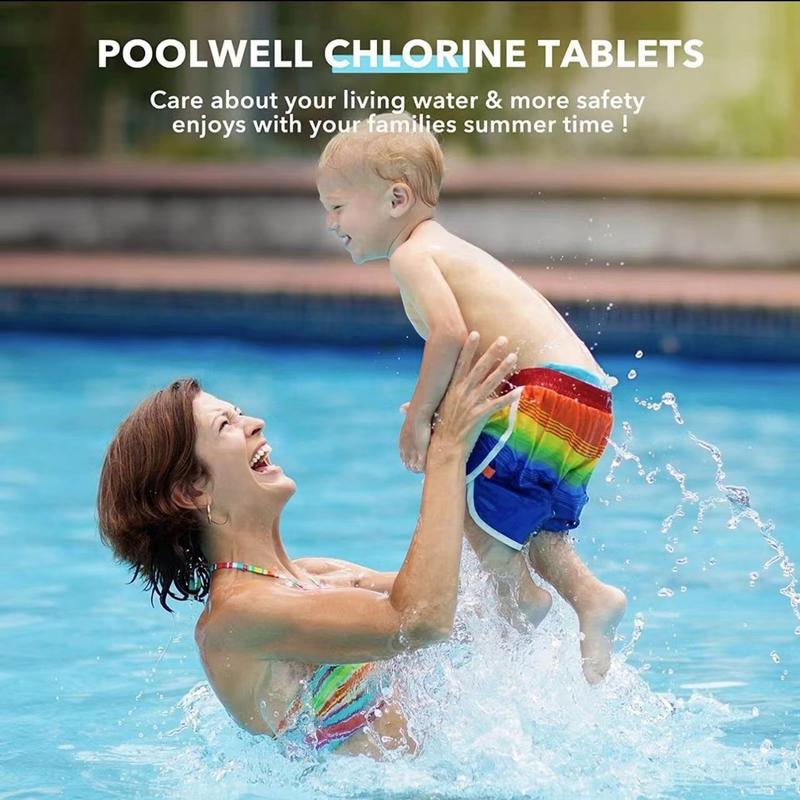 10LB Pool Cleaning Tablets 3 inch Chlorinating Tablets for Swimming Pools, Spas Household