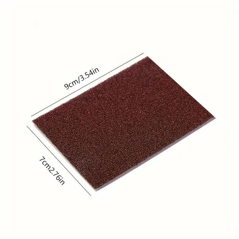 Carborundum Sponge, 30pcs Pot Iron Rust Removal Emery Sponge, Dishwashing Sponge Block, Scouring Pads, Pot Bottom Descaling Sponge