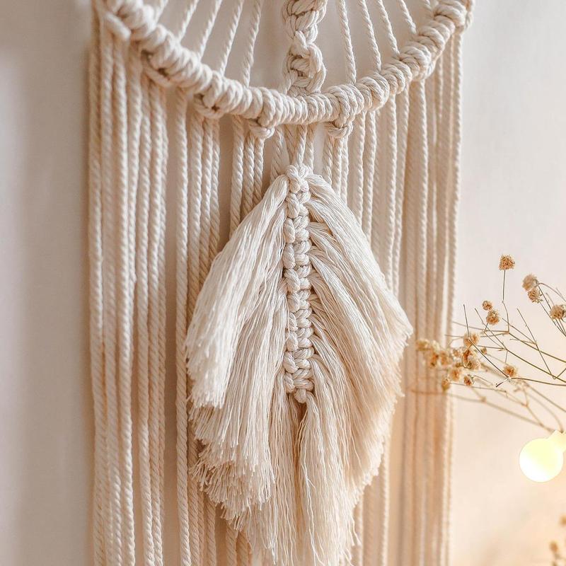 1 Count Handmade Dreamcatcher, Boho Style Dream Catcher, Hanging Decor for Home Living Room Bedroom