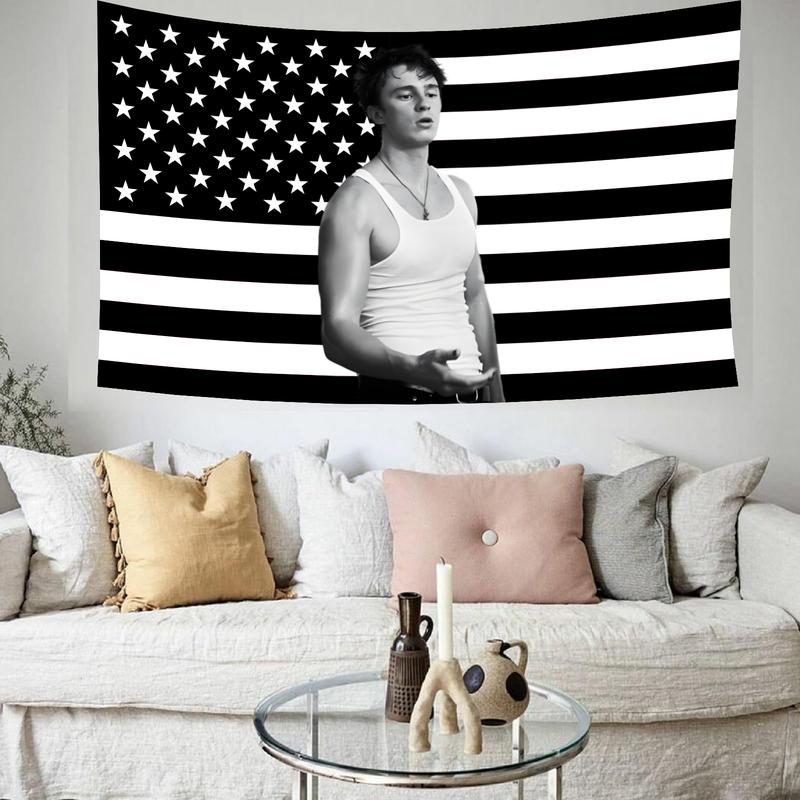 Rafe Cameron Flag 3 x 5ft Funny Tapestry with Brass Ring Gift, Bedroom College Dorm Concert Bar Wall Decor Souvenir