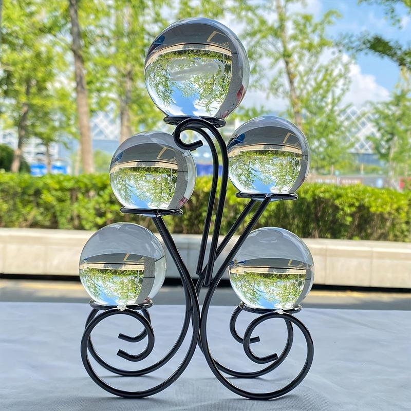 Irregular Shaped 5 In 1 Ball Base, 1 Count 5 Heads Crystal Ball Display Stand, Cake Display Stand For Home & Party Decoration