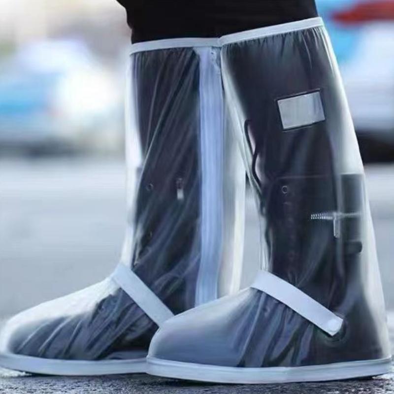 Outdoor Sand Resistant High Cylinder Riding Boots Cover in Rainy Days Rainproof Shoe Cover Anti Slip Thickened Wear-resistant