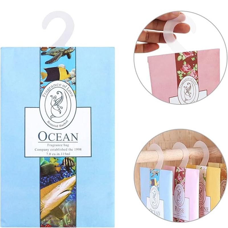 Large 10 Packs Closet Deodorizer Freshener Closet Air Freshener Home Scented Sachets Room Freshener Scents Air Freshener Closet Odor Eliminator 6 Scents Floral