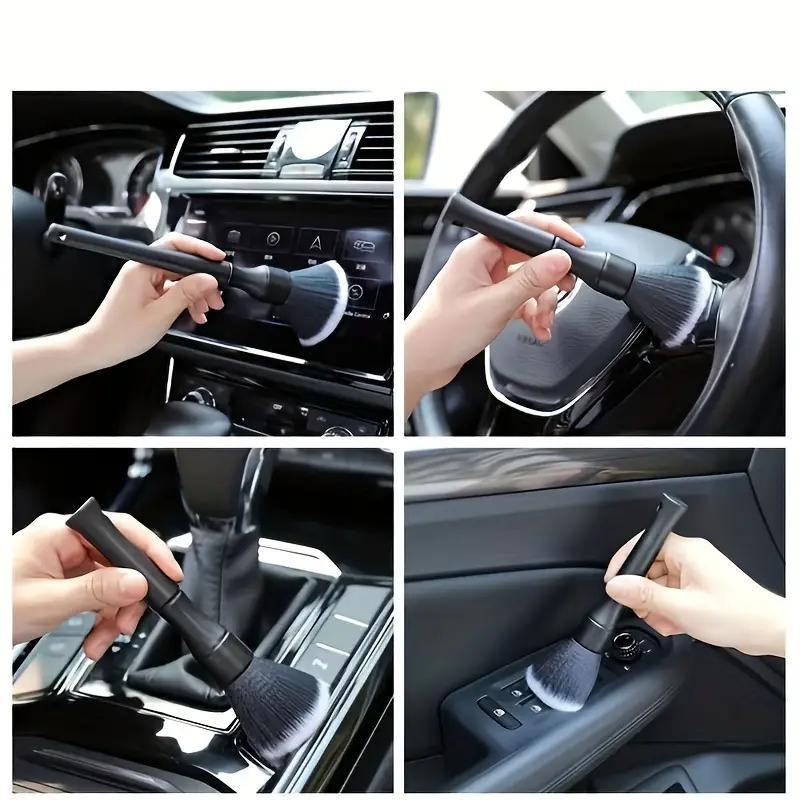 Car Interior Detail Brush, Soft Bristles Cleaning Brush, Car Interior Cleaning Tool, Car Dashboard Dust Brush, Car Wash Accessories