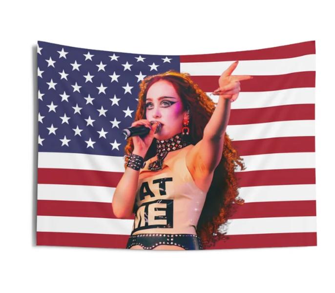 Chappell Roan FREE TRACKED SHIPPING Room wall decor Fun Tapestry Wall Hanging Art for Home Living Bedroom Room wall art  concert banner flag