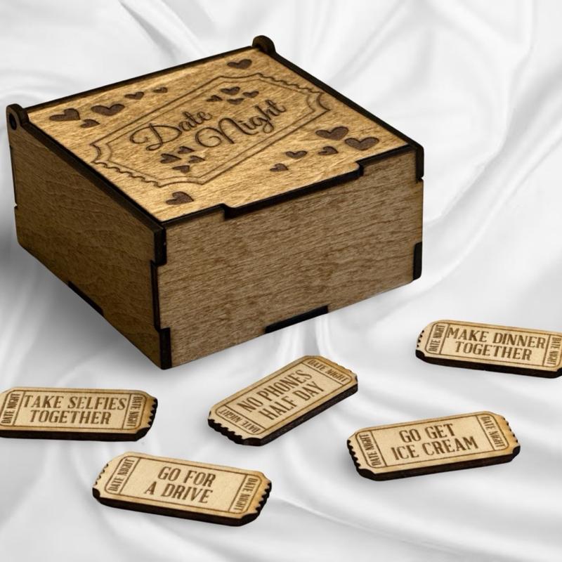 Date Night Idea Tickets | Date Night Tokens Unisex Adventure Box Gift