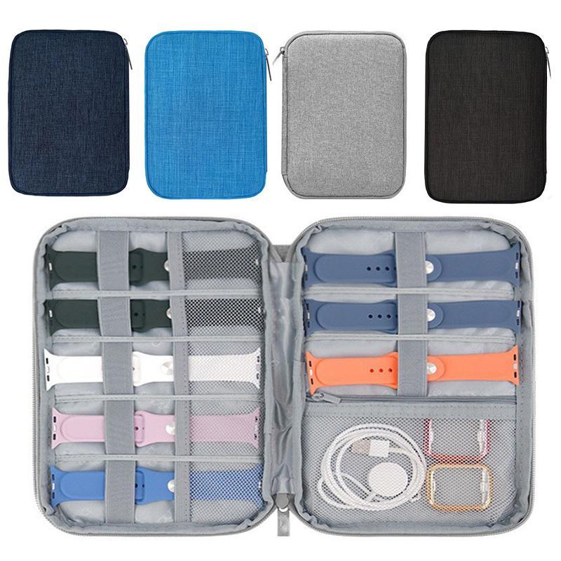 Watch Organizer Case, 1 Count Portable Travel Watch Band Storage Bag, Watch Band Holder Case Pouch for Home Dormitory Office Outdoor Travel